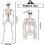 5PC Halloween 16" Full Body Posable Skeleton House Decoration 7