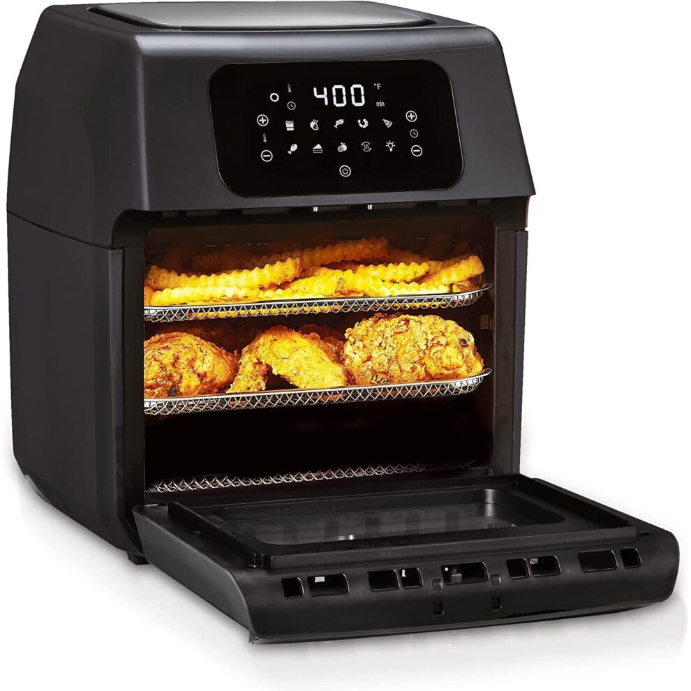 Trendi 12L Rotisserie Air Fryer Oven with 9 Pre Set Modes, 1800W