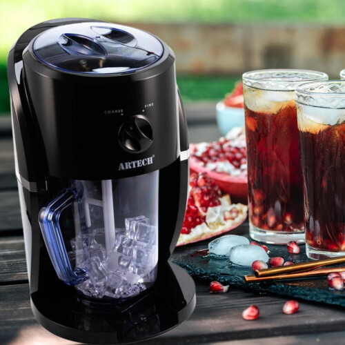 Electric Ice Crusher Machine with Ice Scoop and Removable Jar 2