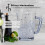 Electric Ice Crusher Machine with Ice Scoop and Removable Jar 6