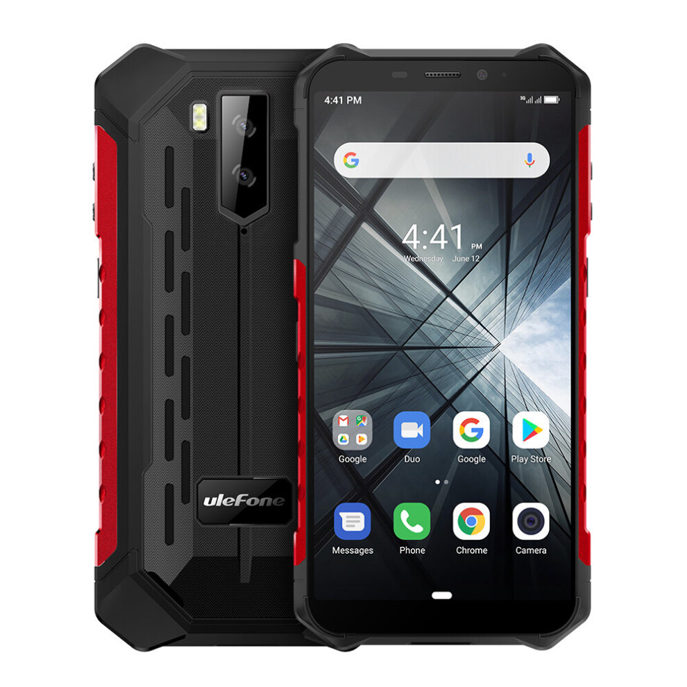 (red) Ulefone Armor X3 Rugged Smartphone IP68/IP69K