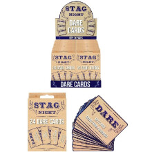 (Stag Night) Stag Night Or Hen Party 24 Dare Cards Party Games Girls Boys Night Fun Novelty