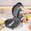 Dual Omelette Maker Electric-Easy Clean Non-Stick Cooking Plate 6