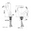 (Silver) Modern Waterfall Faucet Luxury Bathroom Sink Taps 2