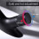 (Black) Modern Waterfall Faucet Luxury Bathroom Sink Taps 3