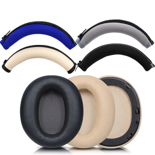 (Black, Earmuffs) Headphone Head Beam Protective Case Protector Replacement for EDIFIER / W820NB 1
