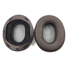 (Brown) Sheepskin Leather Ear Pads Ear Cushion Earpads for MDR-1A 1ADAC Headphone