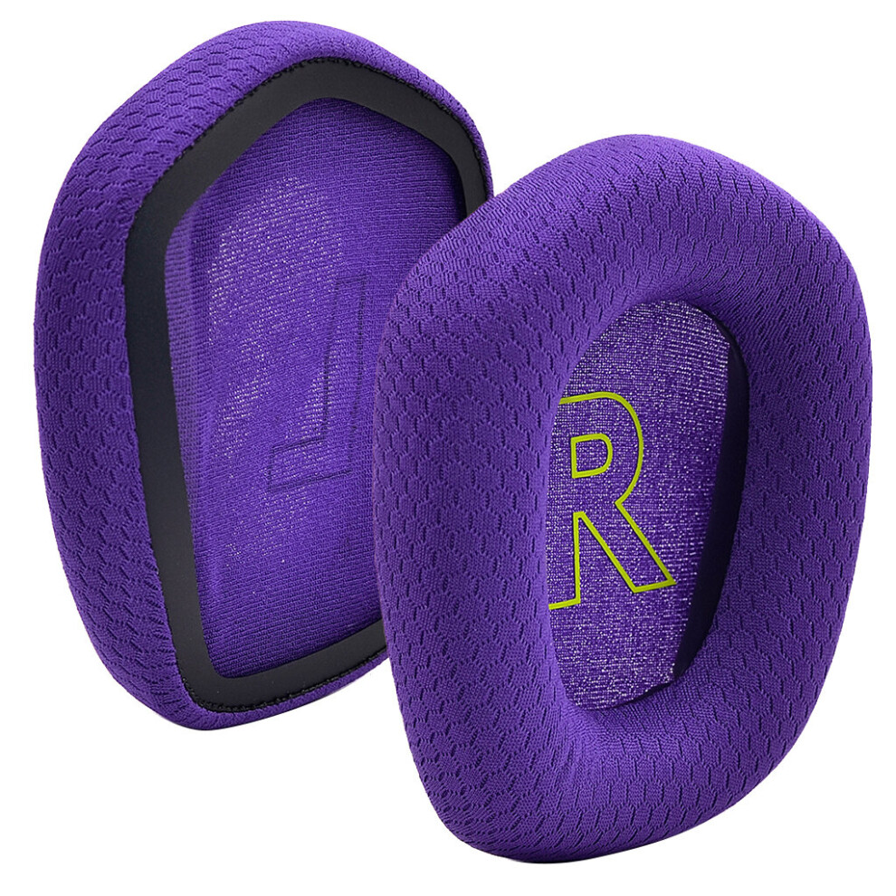 (Purple) Comfortable Earpads For G733 G 733 Lightspeed Headset Earmuffs Memory Foam Coverheadphone Ear Pads Purple 7452016869523