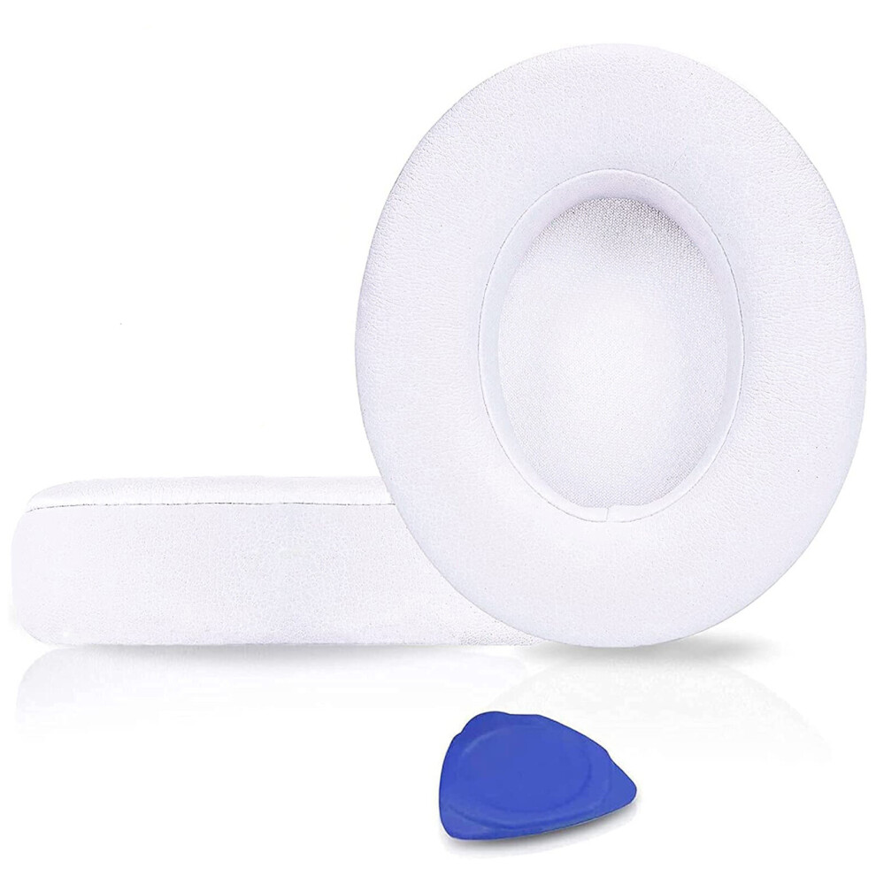 (White) Soft Memory Foam Protein Leather Earpads Ear Pads For Beats Studio2.0 Headset White 7452022840257