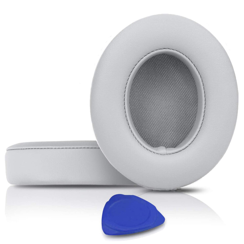 (Gray) Soft Memory Foam Protein Leather Earpads Ear Pads for Beats Studio2.0 Headset