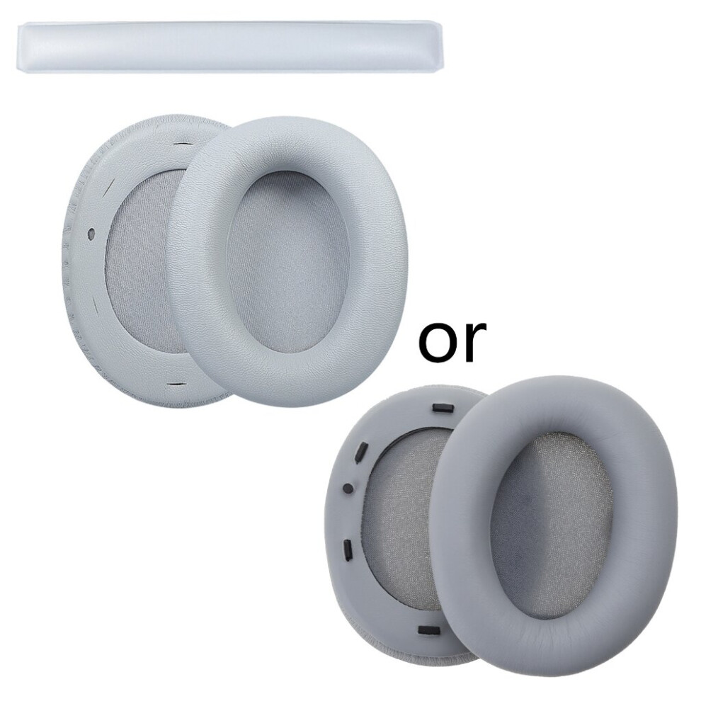 (Gray) Easily Replaced Earmuffs For Head Beam For Edifier W800bt Plus Headphone Earpads Gray