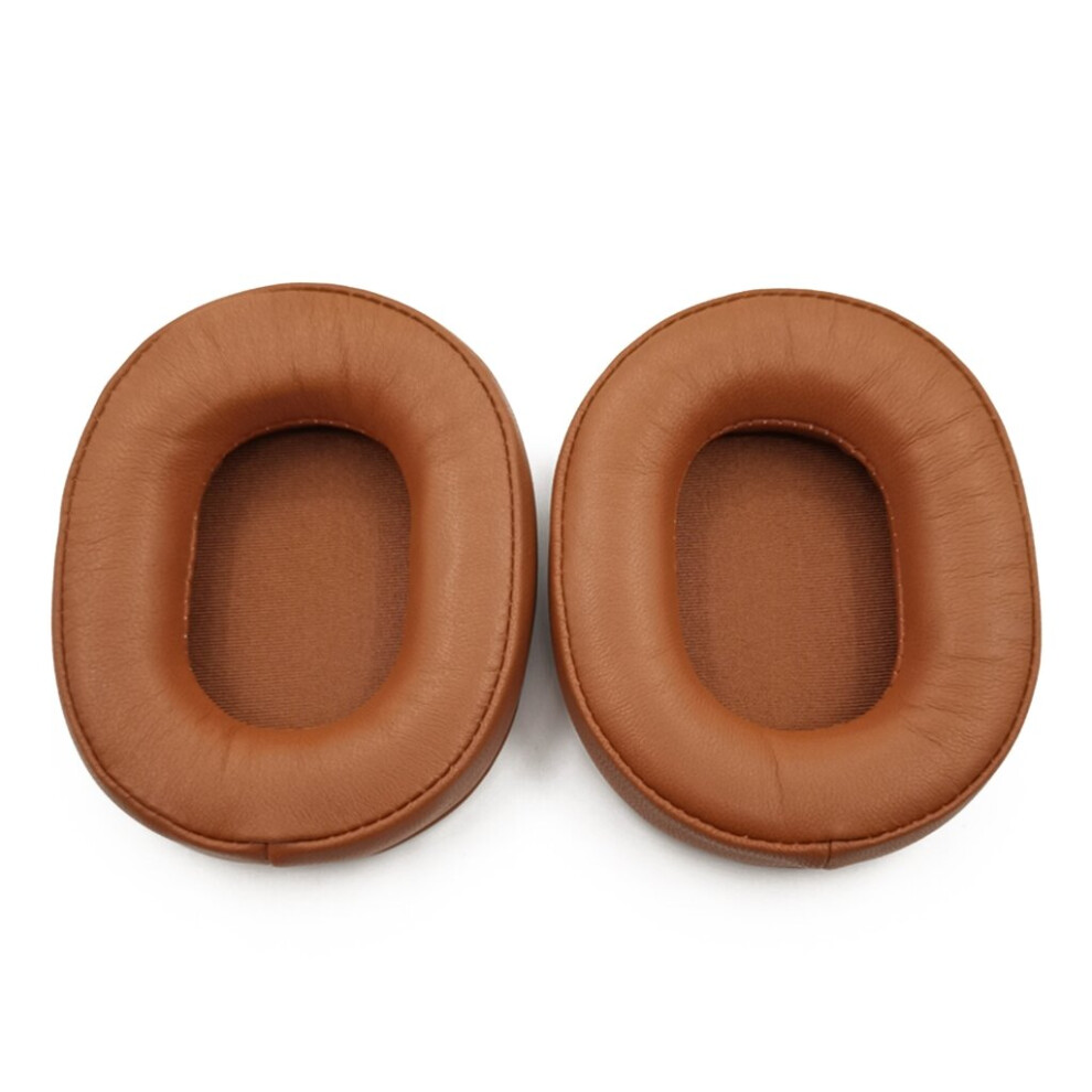 (Brown) Soft Leather Earphone Foam Earpads Cover For Ath-Msr7 Msr7b Headphone Earmuffs Brown 7452022863256
