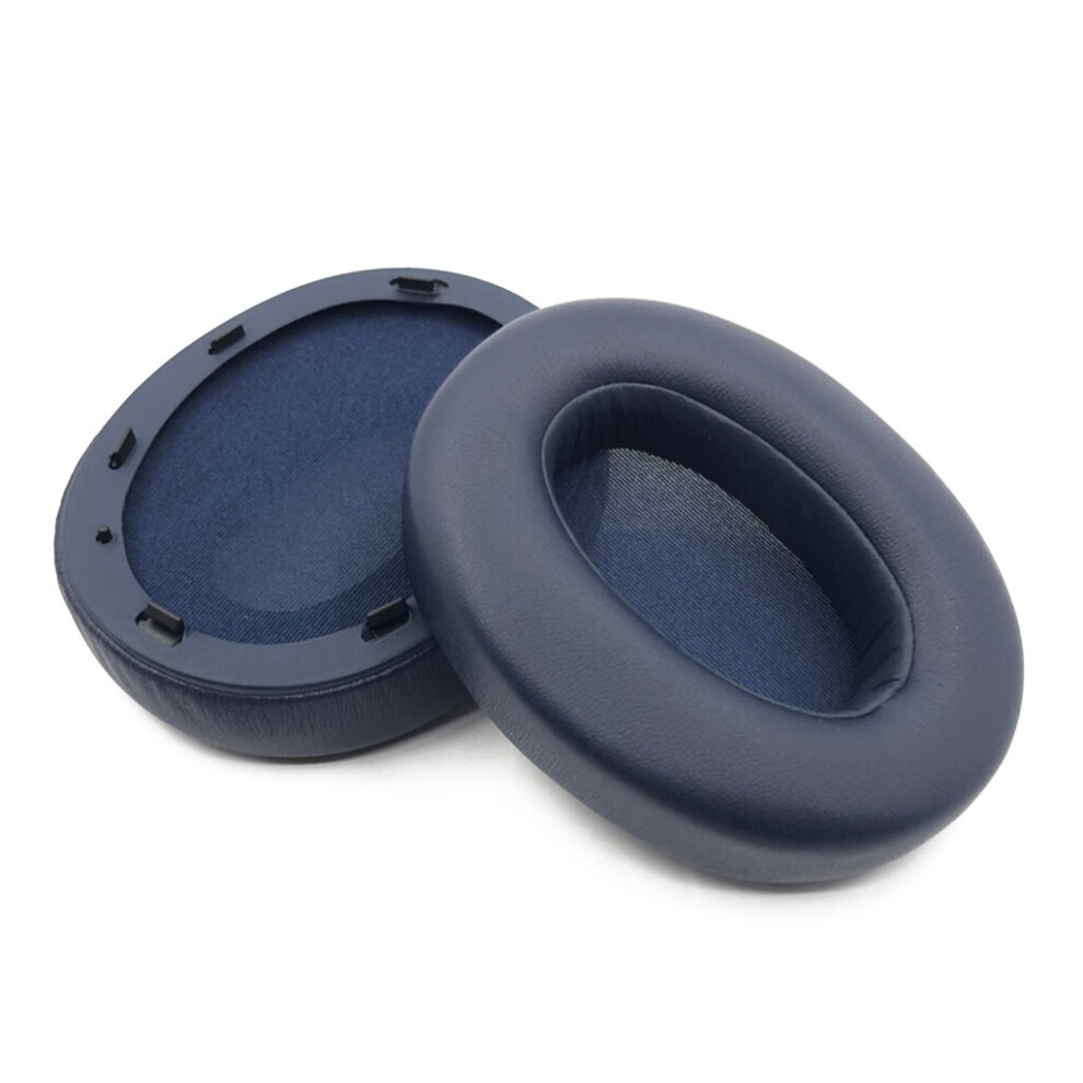 (Blue) Cushion Cover Earpads Earmuffs Replacement For Sony Wh-Xb910n Xb910n Headset Blue