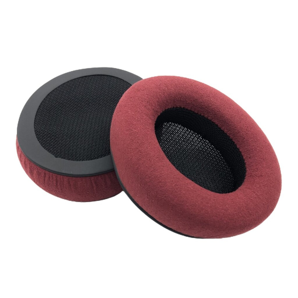 ( Net) Soft Earpads Ear Pads For Focal Listen Chic Wireless Earphone Memory Sponge Earcups Ear Cushions Earpads Replacements Red/Black