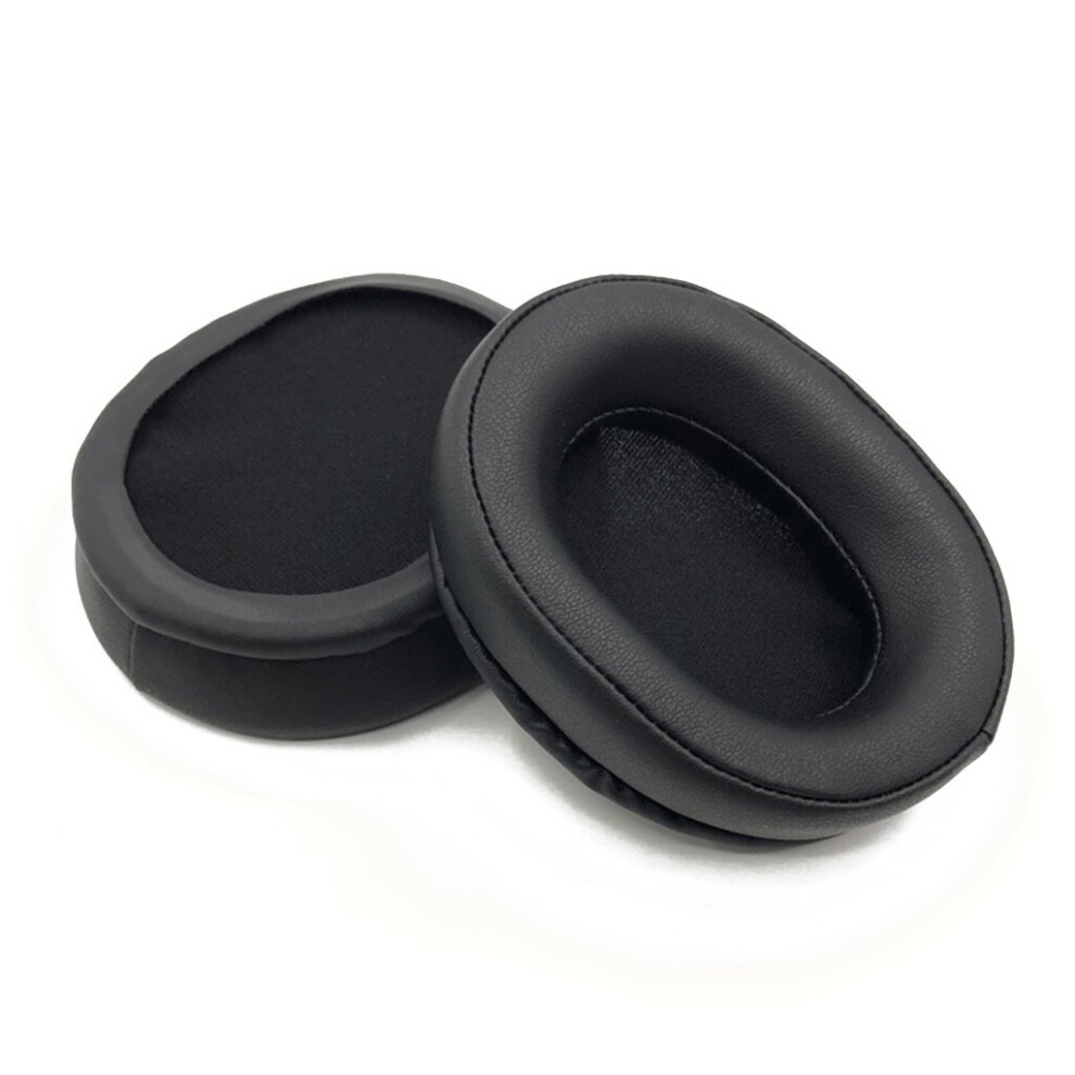(Black) Replacement Earpads Cushion For Ath-Ws990bt Ath-Msr7 Msr7b Leather Earpads Set Black 7452025794663
