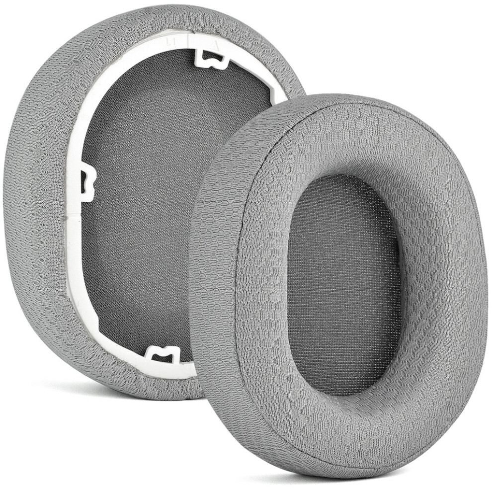 (Football net) Comfortable Ear pads for CORSAIR HS55 HS65 Headphone Ice Silk Sleeve Buckle