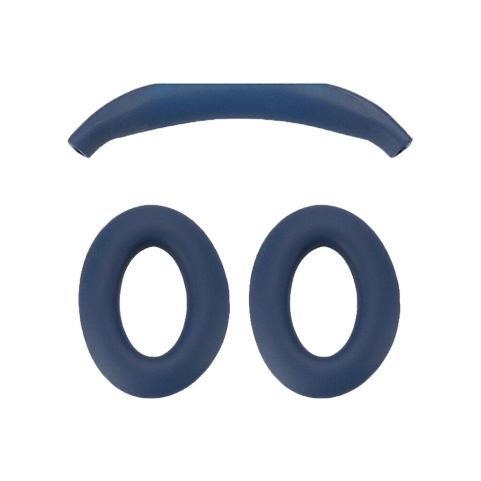 (Navy Blue) Protective Headphone Ear Covers for QC45 QC35 QC25 QC15 AE2 Headphone Washable Protective Earpad Cushion Accessories