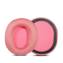 (Pink, Net cloth) 1Pair Portable Audio Ear Pads forArctis 1/3/5/7/9x/Pro/Paw/MSR7 Headphone Covers Ear Cushion Easy to Install