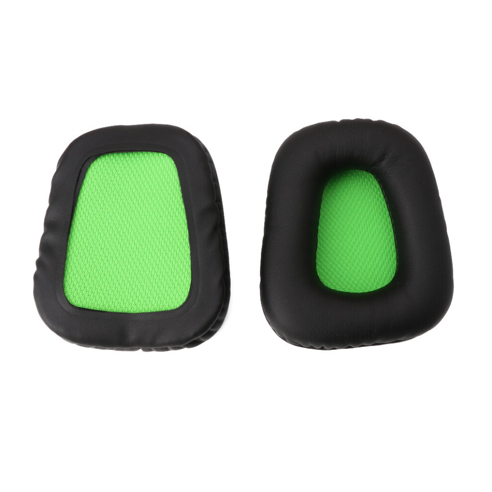 (Green) Comfortable Earpads Mats Forrazer Electra Gaming Headset Earmuffs Memory Foam Headphone Pad Repair Part Green