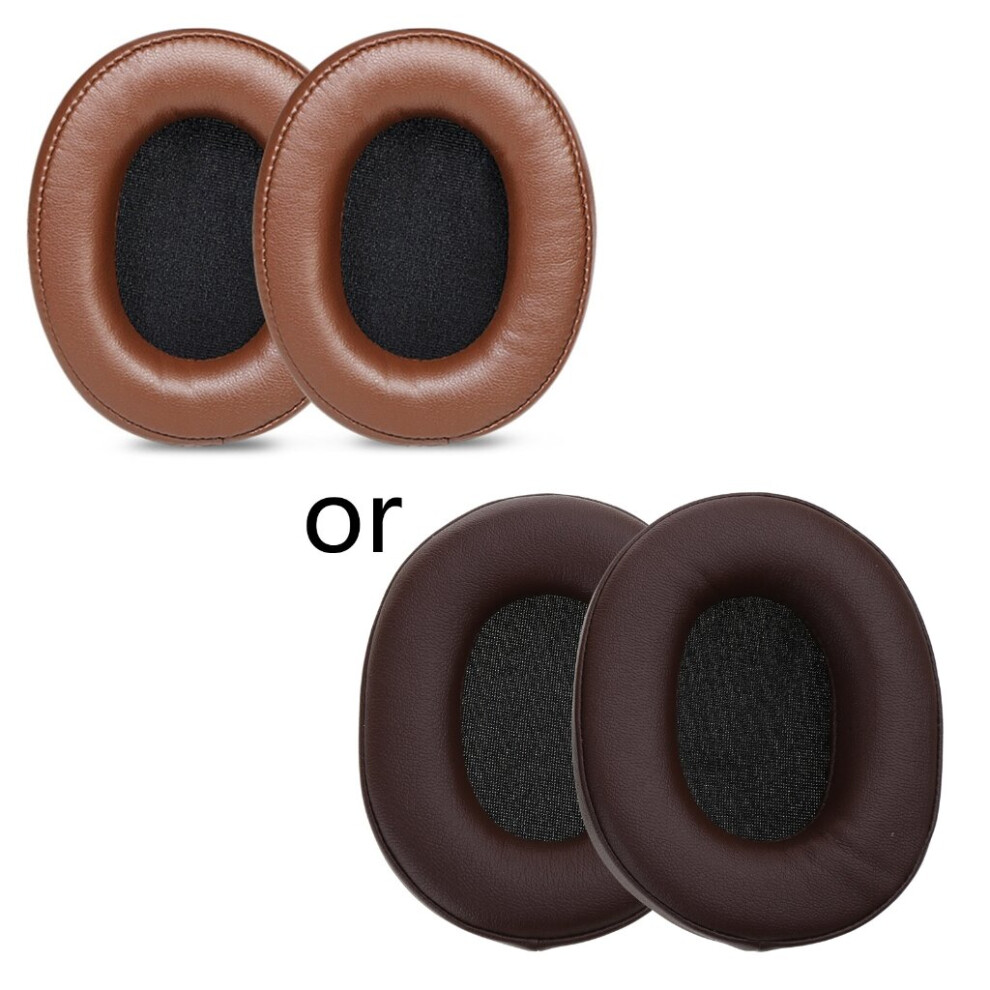 (Brown) Comfortable Protein Skin Earpads For Razer Barracuda X Headphone Elastic Ear Pads Covers Replacement Brown