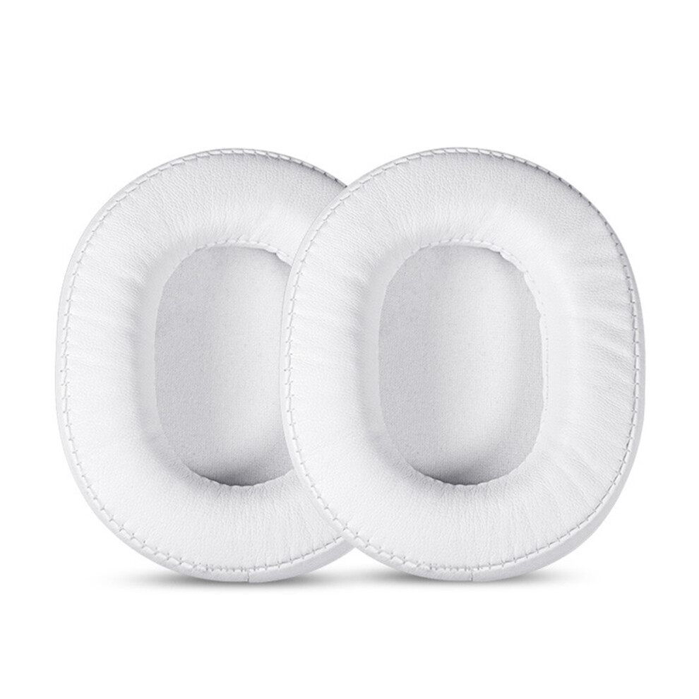 (White) Comfortable Protein Skin Earpads For Razer Barracuda X Headphone Elastic Ear Pads Covers Replacement White