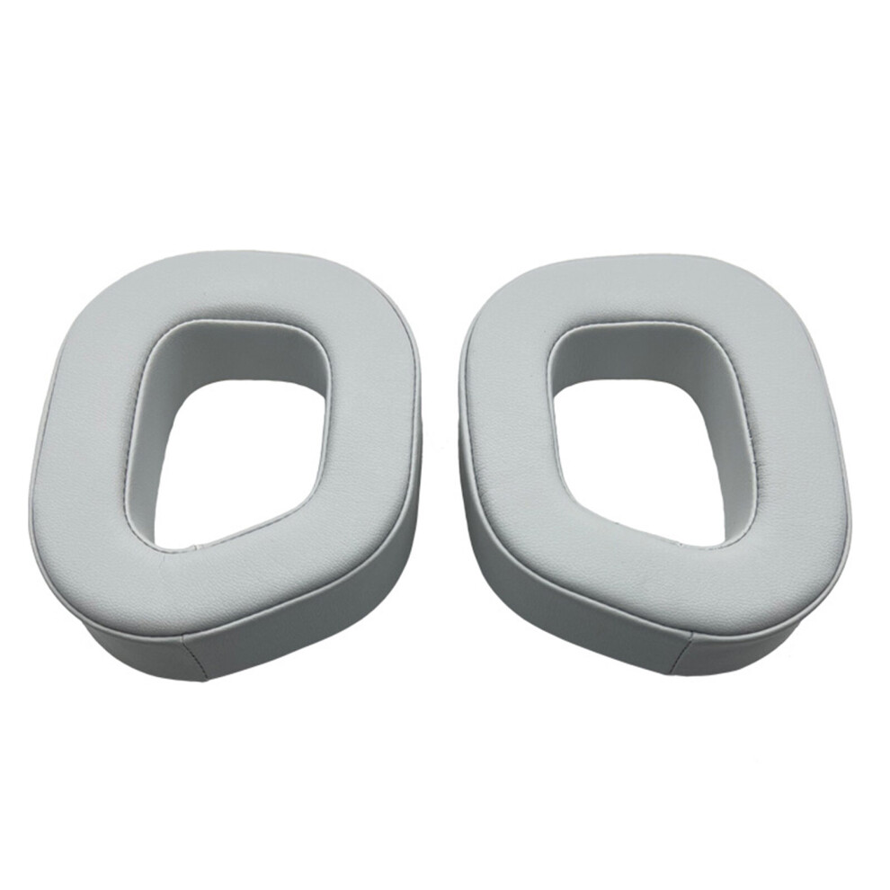 (Gray, protein skin) Protective Earpads Ear Pads Muffs Cushion Repair Part for CORSAIR HS80 RGB Headphone Earmuffs Round Earcups