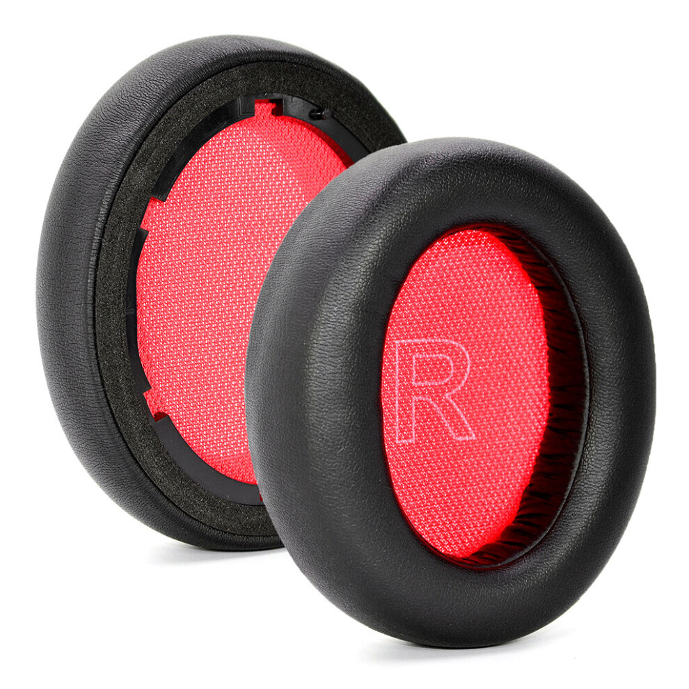( Red) 1Pair Ear Cushion Cover Earpads For Anker -Soundcore Life Q10 / Q10bt Headphones Black/Red 7452018454147
