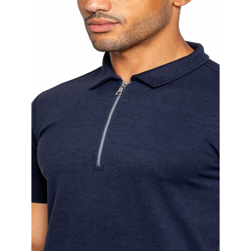 Ze Enzo (M, Navy) Enzo Mens Polo Tracksuit Set 2