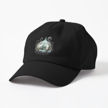 Unisex Strapback Dad Hat Baseball Cap Fish in a bottle 3
