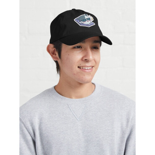 Unisex Strapback Dad Hat Baseball Cap Cat With Glassess 2