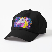 Unisex Strapback Dad Hat Baseball Cap Pony - Unicorn of my dreams