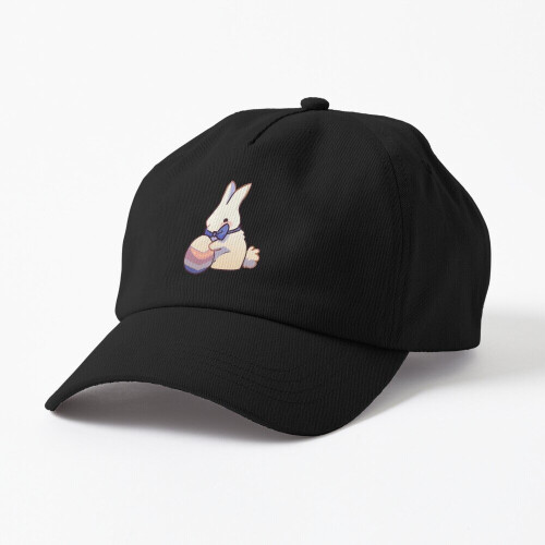 Unisex Strapback Dad Hat Baseball Cap Happy Easter bunny