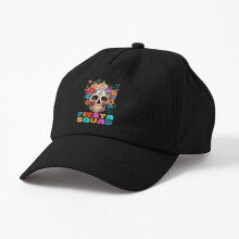 Unisex Strapback Dad Hat Baseball Cap Funny Cinco De Mayos Fiesta Squad Mexican Skull Kids