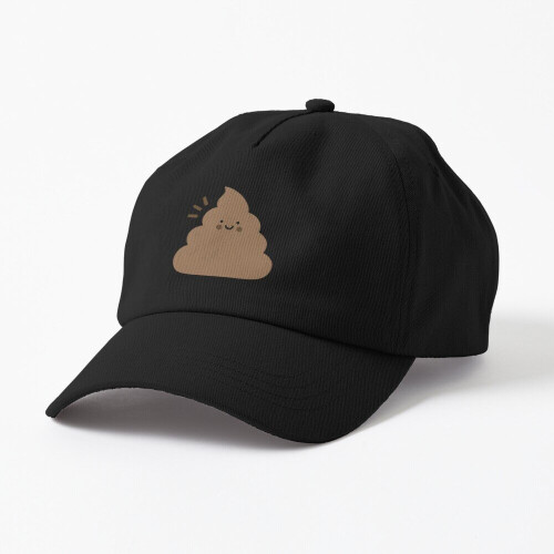 Unisex Strapback Dad Hat Baseball Cap Cute Poop
