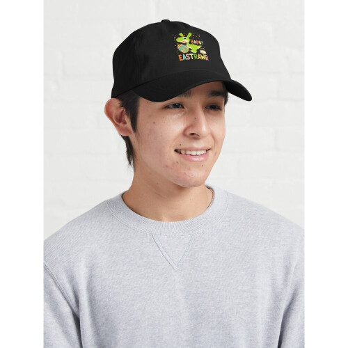 Unisex Strapback Dad Hat Baseball Cap Easter Saurus Funny Gifts For Easter Day 2