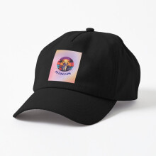 Unisex Strapback Dad Hat Baseball Cap Fetch Fun Dog Squad Sunset Beach