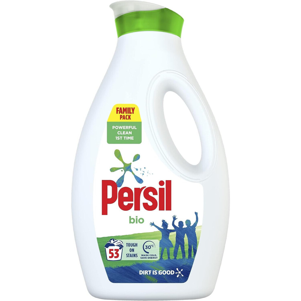 New Persil Bio Laundry Washing Liquid Detergent, 1.43L