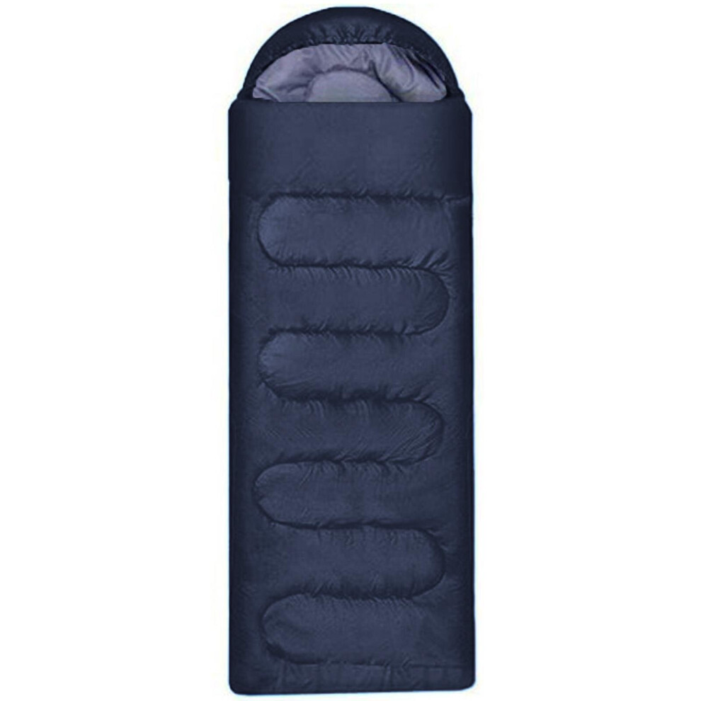 True Face (Navy) Single Sleeping Bag Rectangular 3-4 Season Camping