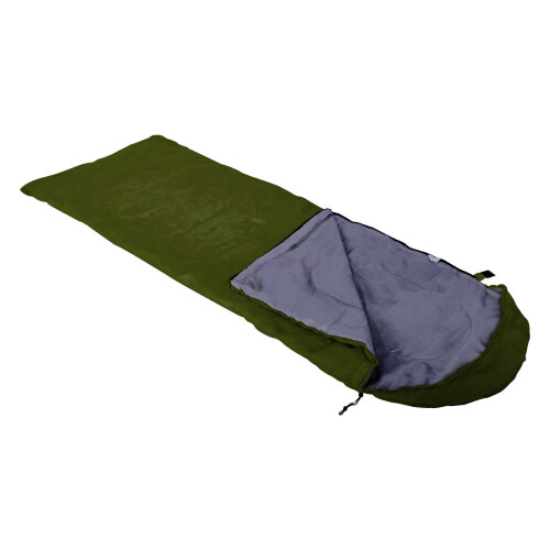 True Face (Khaki) Single Sleeping Bag Rectangular 3-4 Season Camping 2