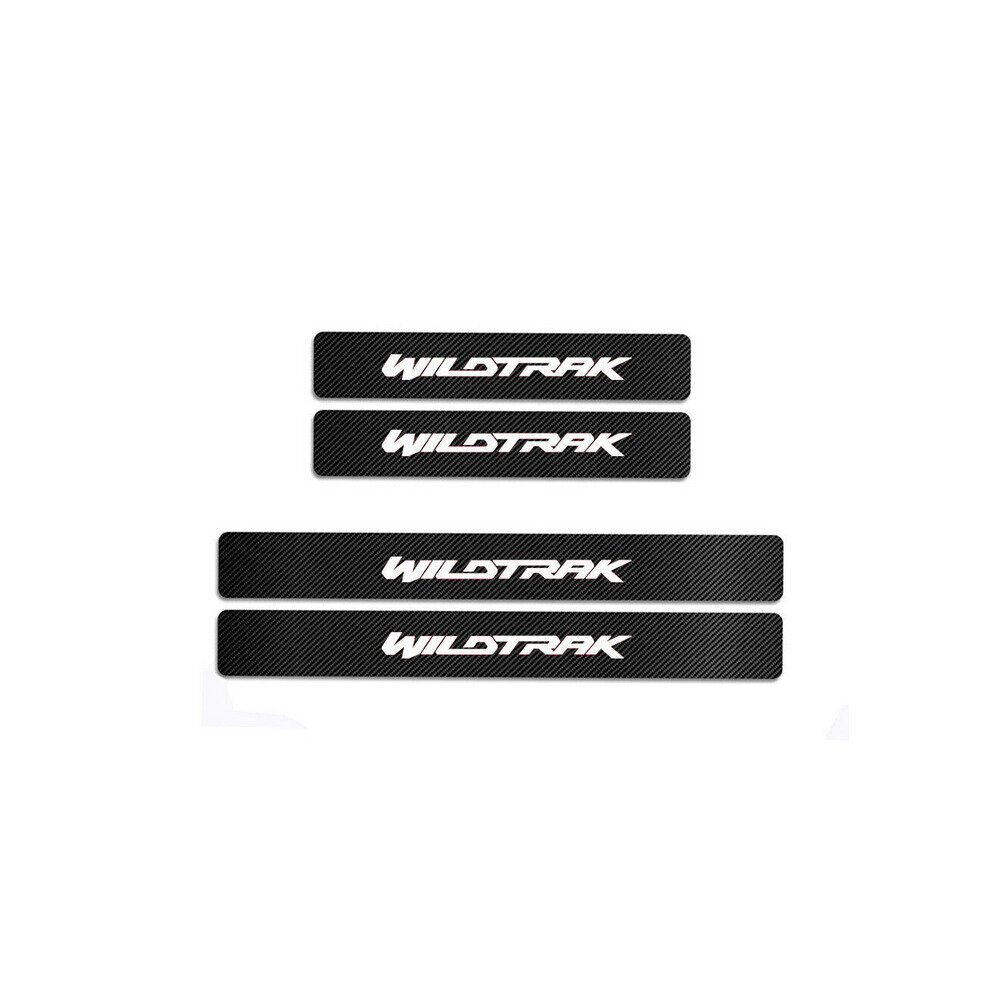 Carbon Fiber Decorative Strip Ford Ranger Wildtrak Door Sill Sticker 4754135867361