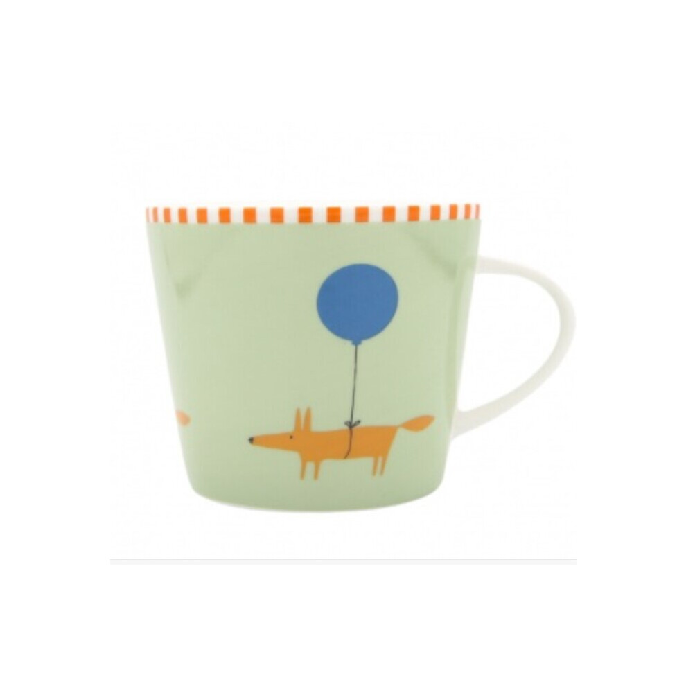 Scion Mr Fox 10th Anniversary Mug Green Balloon