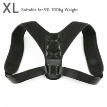 (XL) Back Posture Corrector Shoulder Straight Support Brace Belt Therapy Men Women