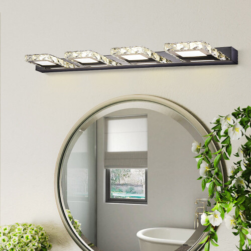 Living And Home 60CM Chrome 4 Light Bathroom Vanity Light 1