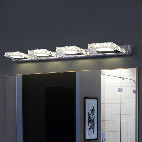 Living And Home 60CM Chrome 4 Light Bathroom Vanity Light 2