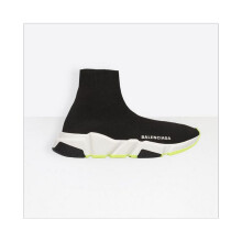 (Black 2, UK10=EUR45) Womens mens Designer Knit Speed Sock Runner shoes