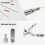 Double Action Airbrush Kit Air Brush Spray Gun Set Paint Art Tattoo 6