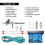 Double Action Airbrush Kit Air Brush Spray Gun Set Paint Art Tattoo 3