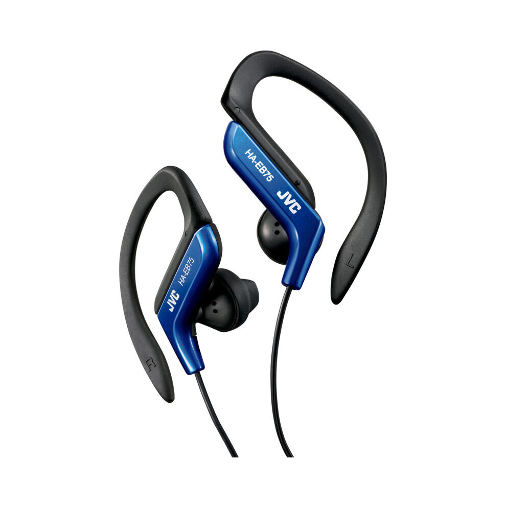 JVC HAEB75AN Sports Earphones with Adjustable Clip - Blue