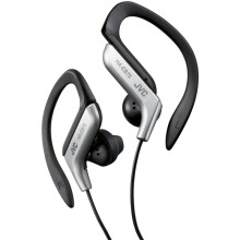 JVC HAEB75SN Sports Earphones with Adjustable Clip - Silver