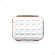 (13 inch) 1 Or 4 pcs 13/20/24/28 Inch ABS Hard Shell Travel Trolley Suitcase Check in Luggage with TSA Lock and 4 Spinner Wheels-White